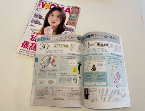 女性誌「日経WOMAN」2023年2月号別冊付録に代表 岩橋の記事が掲載されました